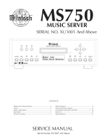 McIntosh MS-750 - Service manual 